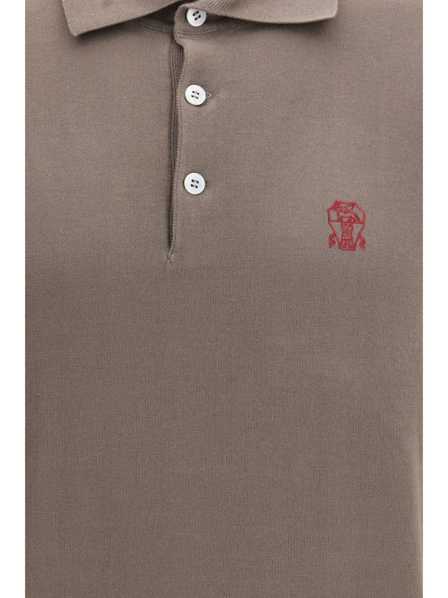Brunello Cucinelli Men Short-Sleeved Polo BRUNELLO CUCINELLI