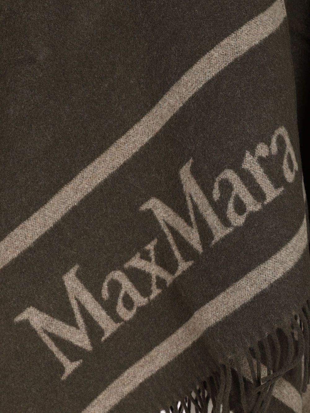 Max Mara Women Jacquard Wool Poncho MAX MARA
