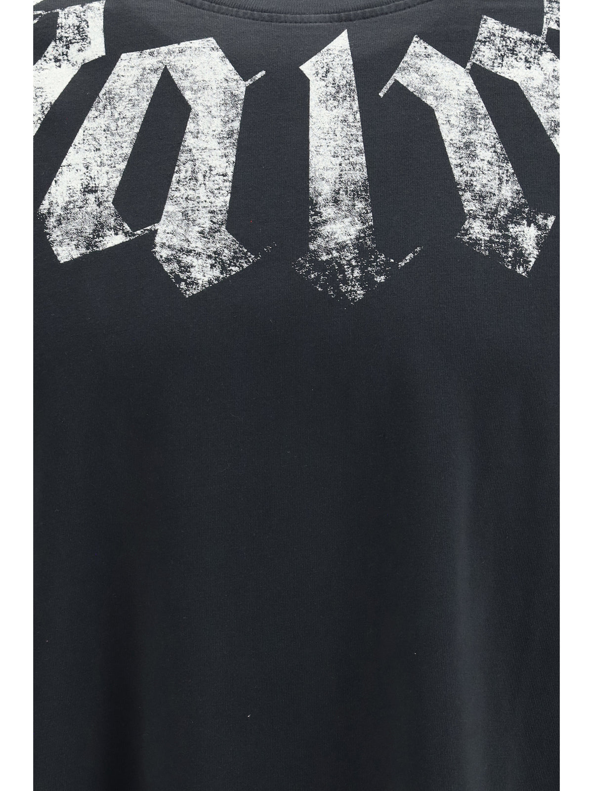 Palm Angels Men Big Neck Logo T-Shirt PALM ANGELS