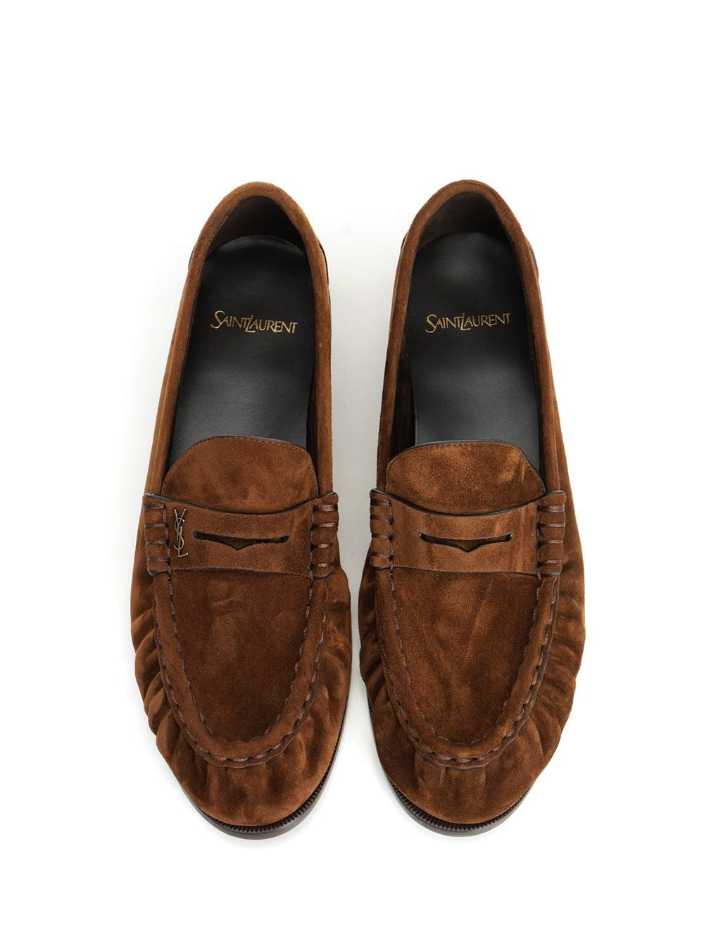 Saint Laurent Men Le Loafer Suede Moccasin SAINT LAURENT