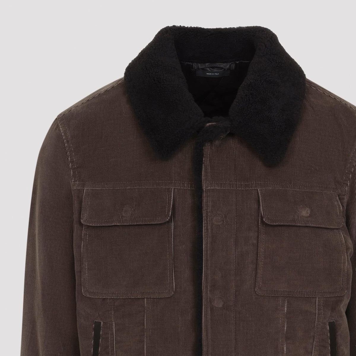 Tom Ford 900 Wale Cord Sherling Collar Trucker Men TOM FORD