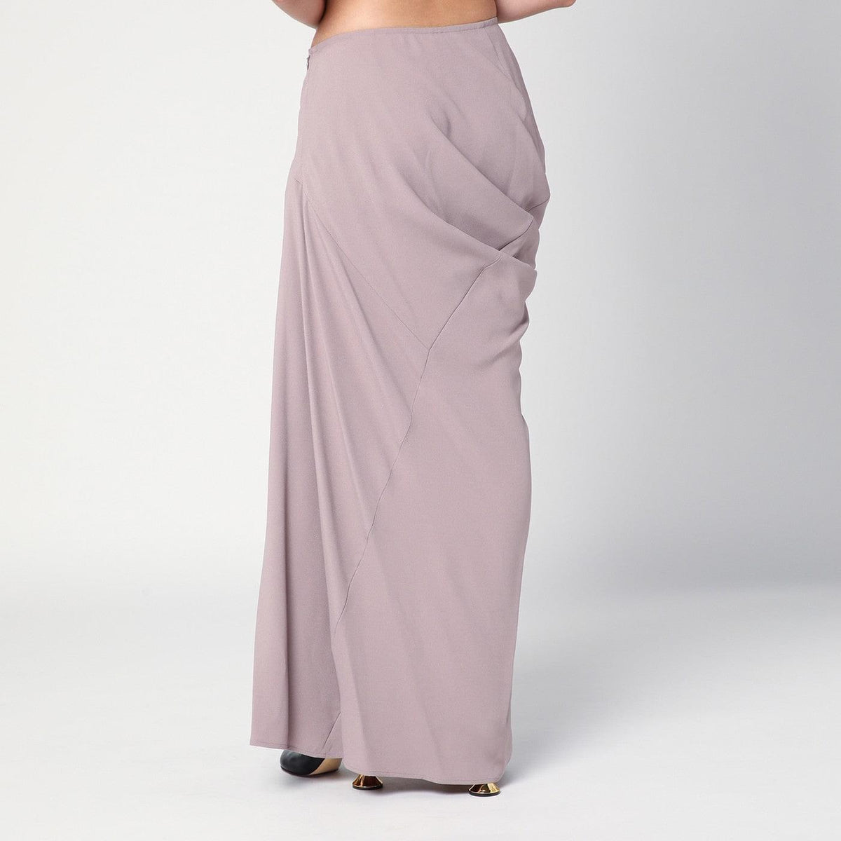 Dries Van Noten Pink Long Draped Skirt Women DRIES VAN NOTEN