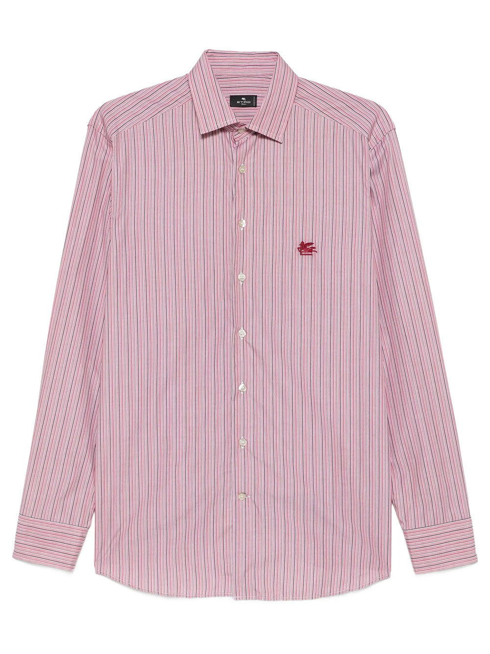 Etro Men Camicia In Cotone Con Motivo A Righe ETRO