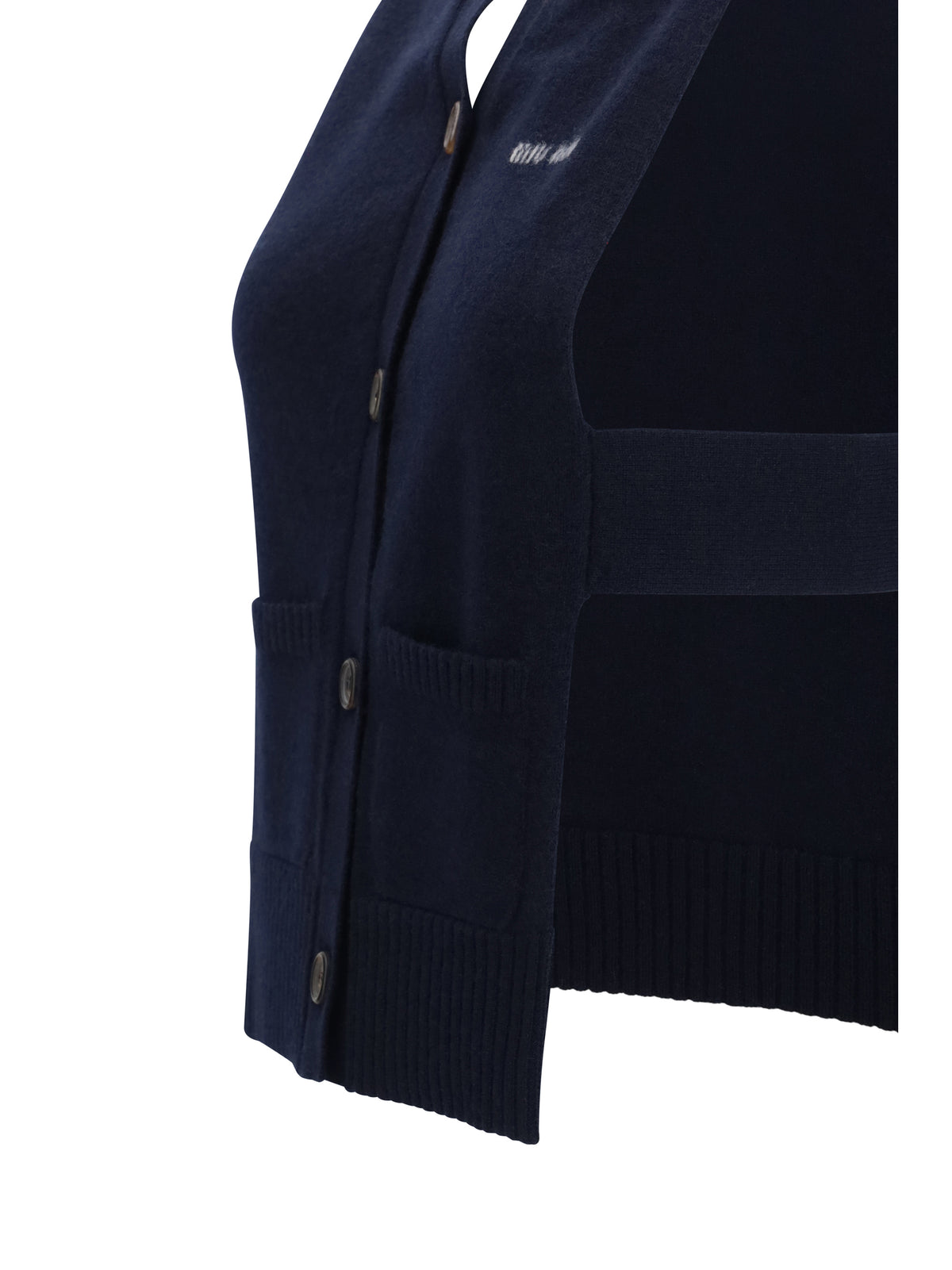Miu Miu Women Cashmere Cardigan Vest MIU MIU