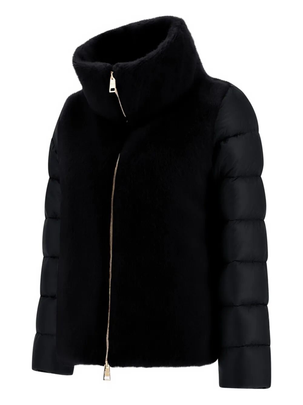 Herno Women Faux Fur-Inserts Ultralight Padded Jacket