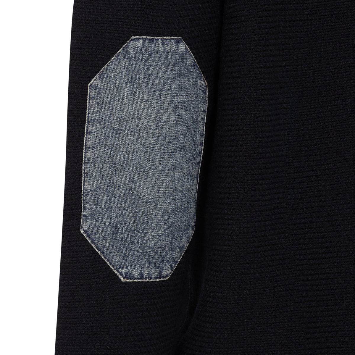 Maison Margiela Elbow Patch Quarter Zip Sweater Men MAISON MARGIELA