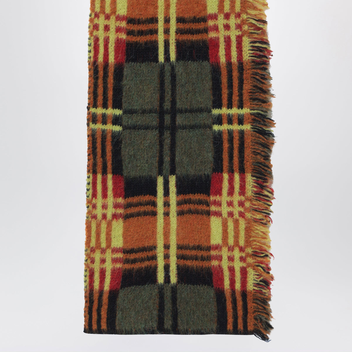 Dries Van Noten Patchwork Scarf In Wool And Alpaca Blend Women