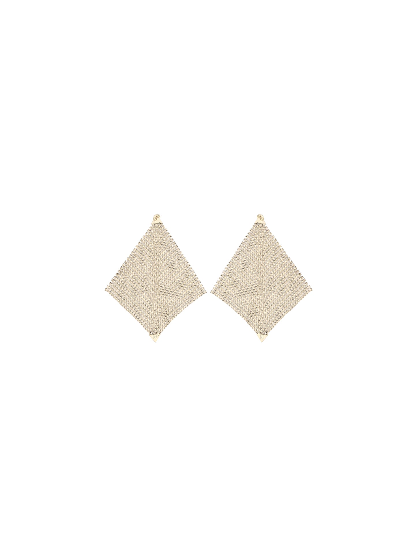 Rabanne Women Pixel Chainmail Earrings
