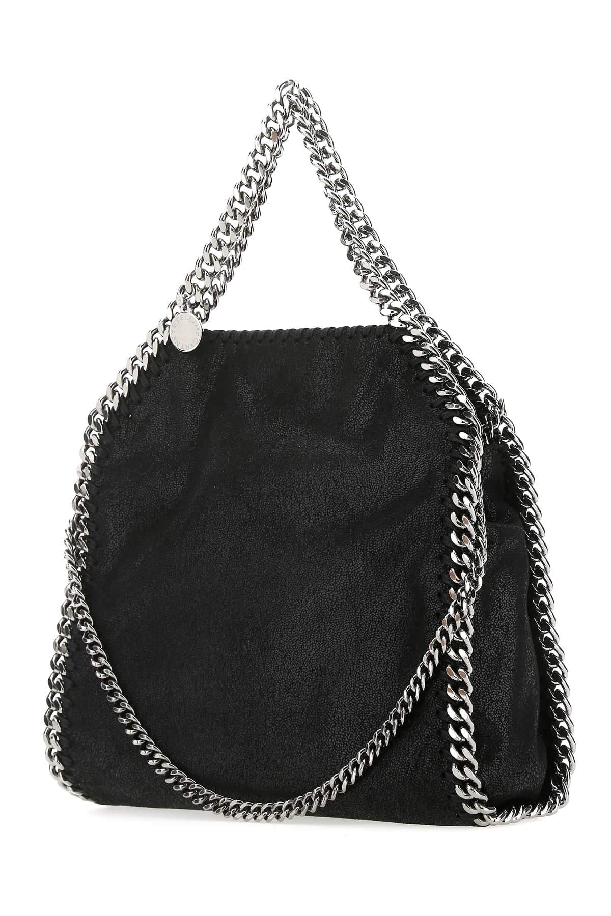 Stella Mccartney Women Black Shaggy Deer Mini Falabella Handbag STELLA MCCARTNEY