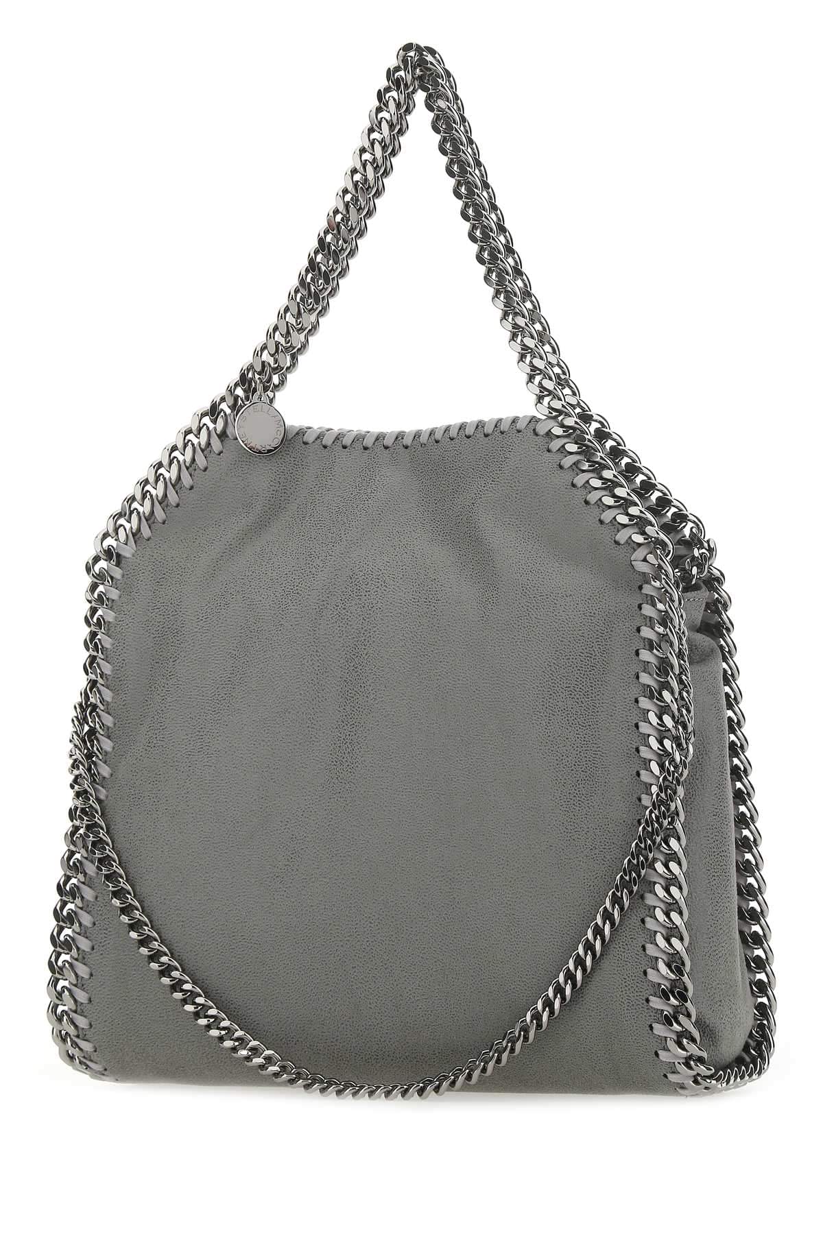Stella Mccartney Women Grey Shaggy Deer Mini Falabella Handbag
