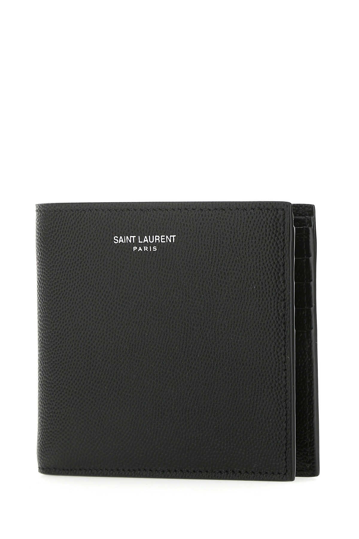 Saint Laurent Men Black Leather Wallet SAINT LAURENT