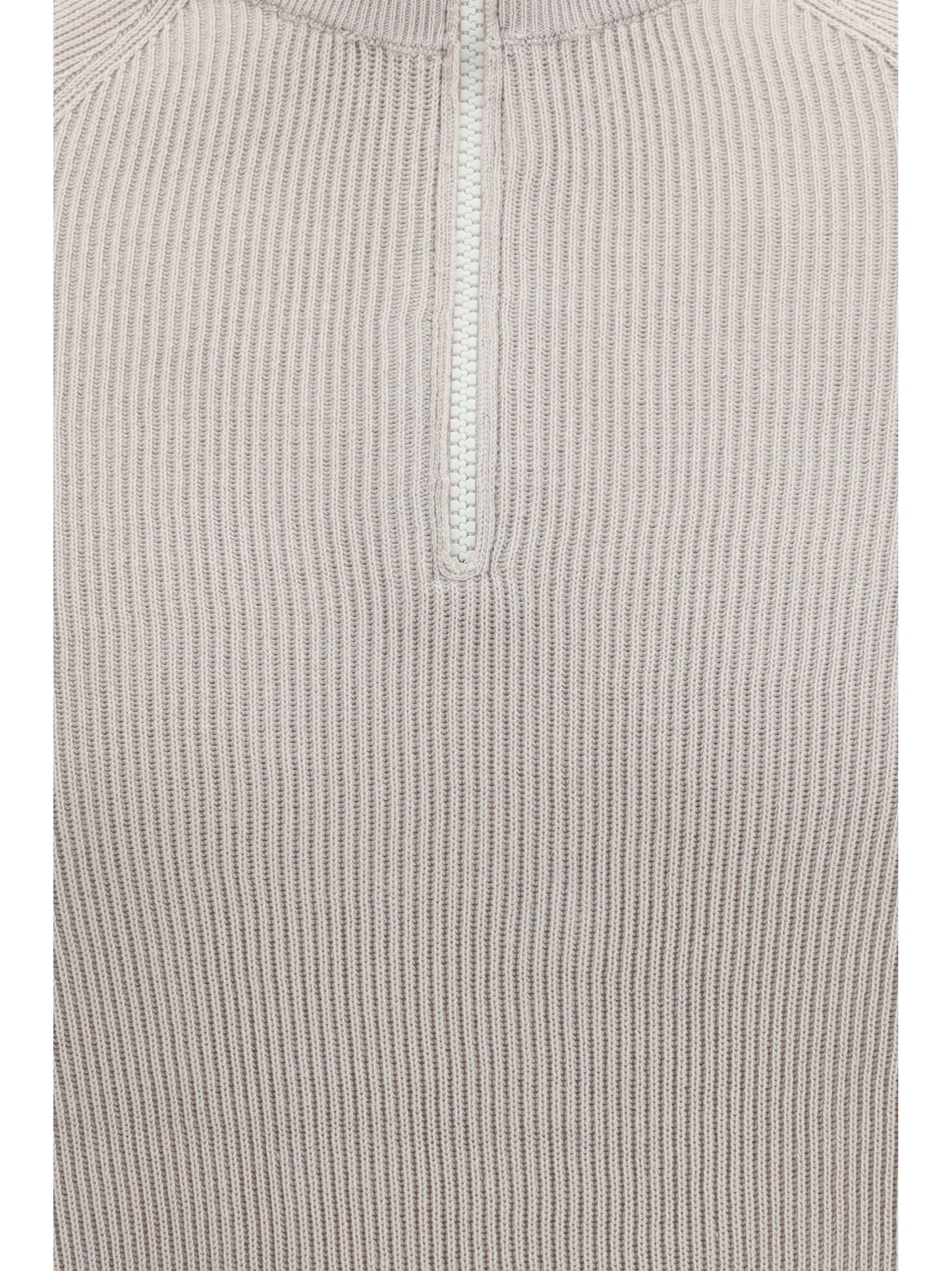 Brunello Cucinelli Men Cotton Sweater With A High Neckline BRUNELLO CUCINELLI