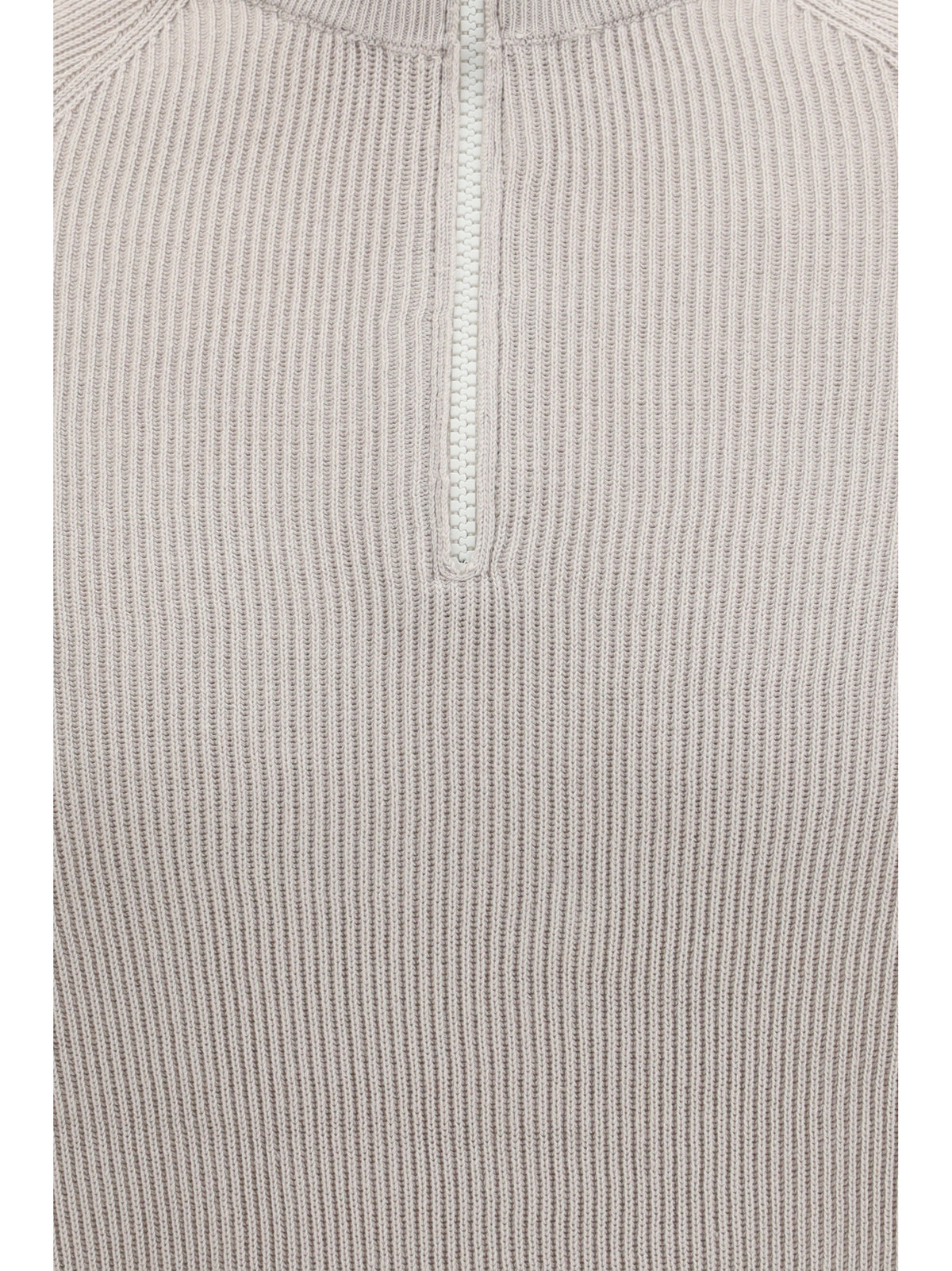 Brunello Cucinelli Men Cotton Sweater With A High Neckline BRUNELLO CUCINELLI