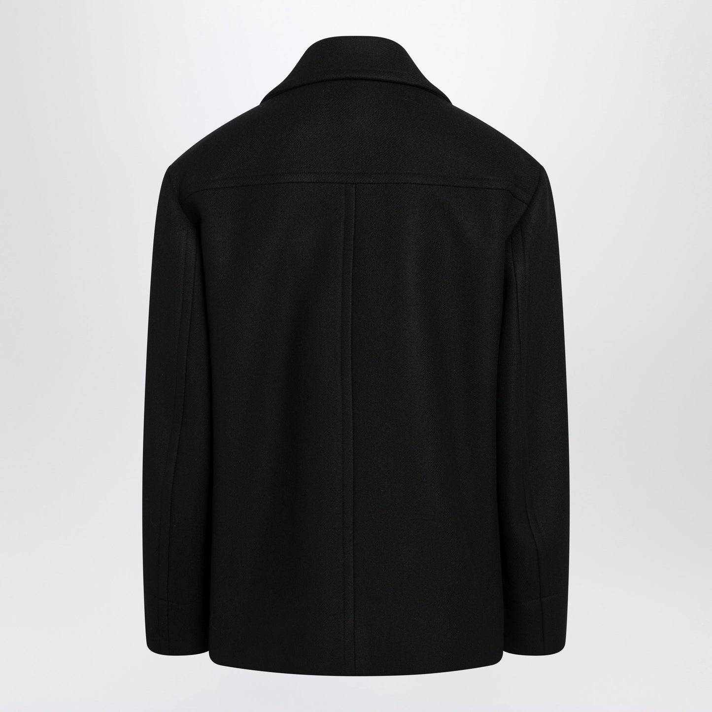 Dries Van Noten Black Wool Blend Coat Men DRIES VAN NOTEN