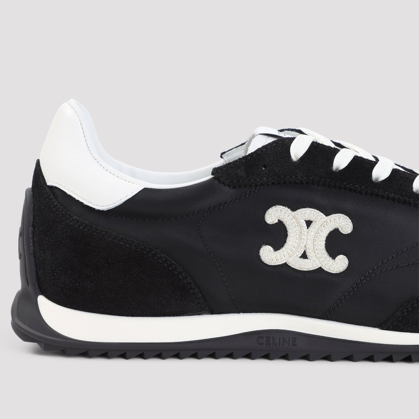 Celine Low Lace-Up Sneakers With Triomphe Men CELINE
