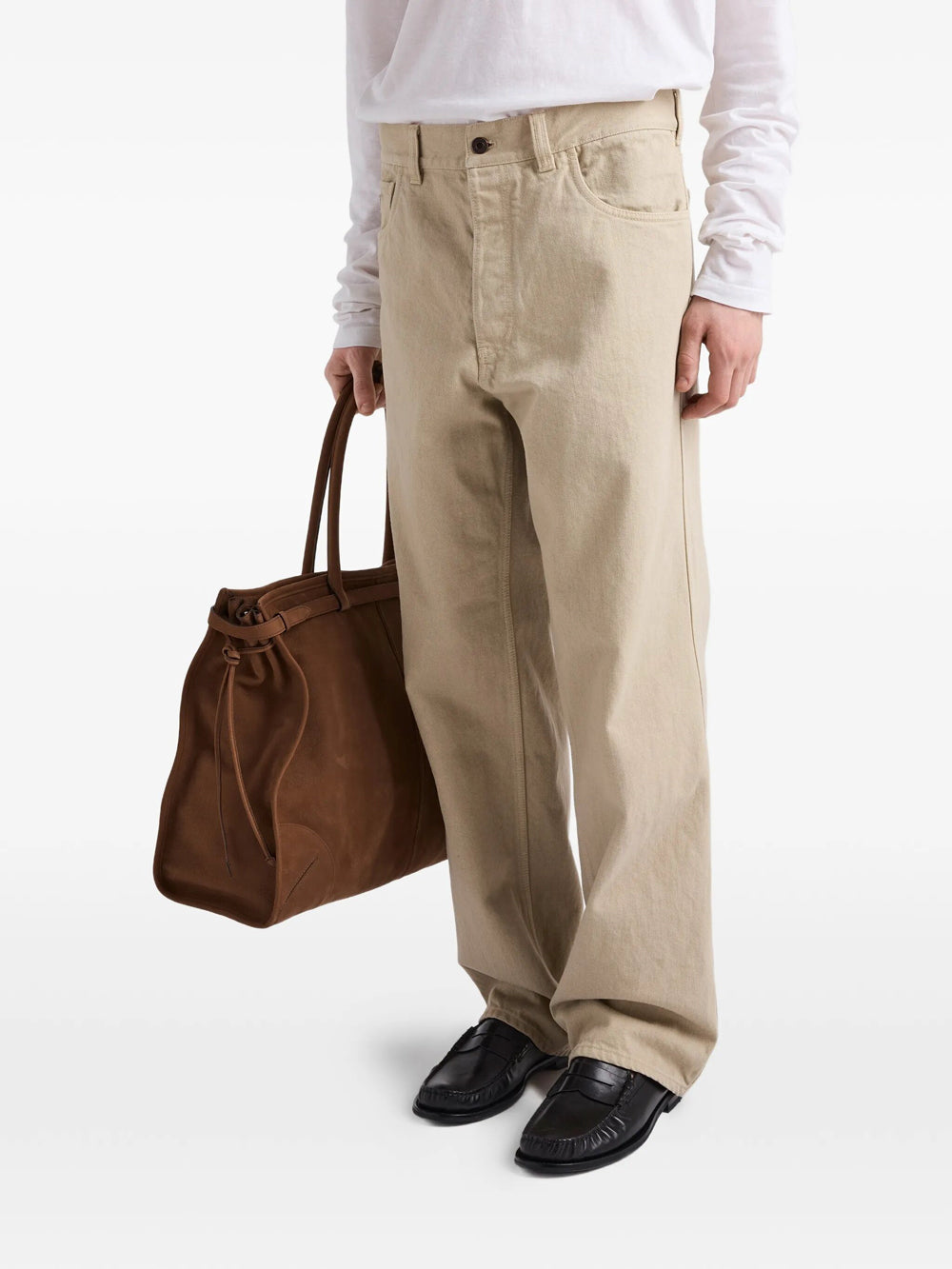 Prada Men Five-Pocket Old Denim Jeans PRADA