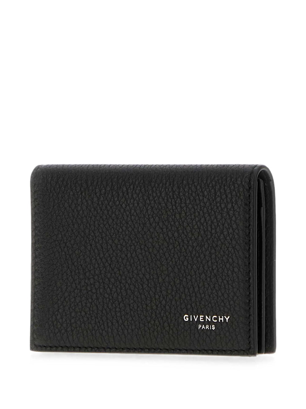 Givenchy Men Logo-Print Grained Leather Bi-Fold Card Holder GIVENCHY