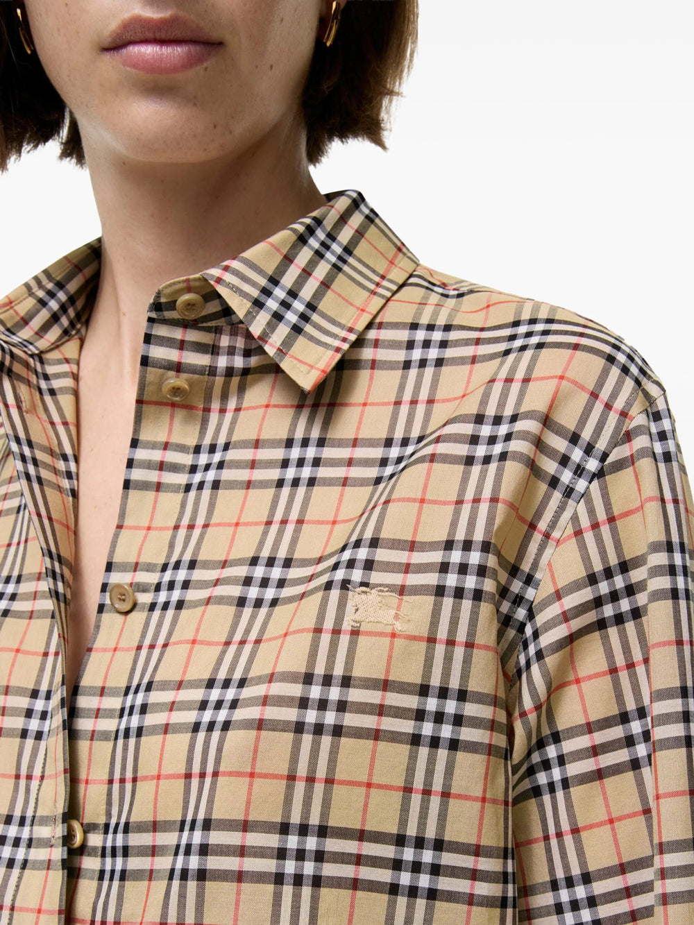 Burberry Women Classic Fit Check Cotton Shirt BURBERRY