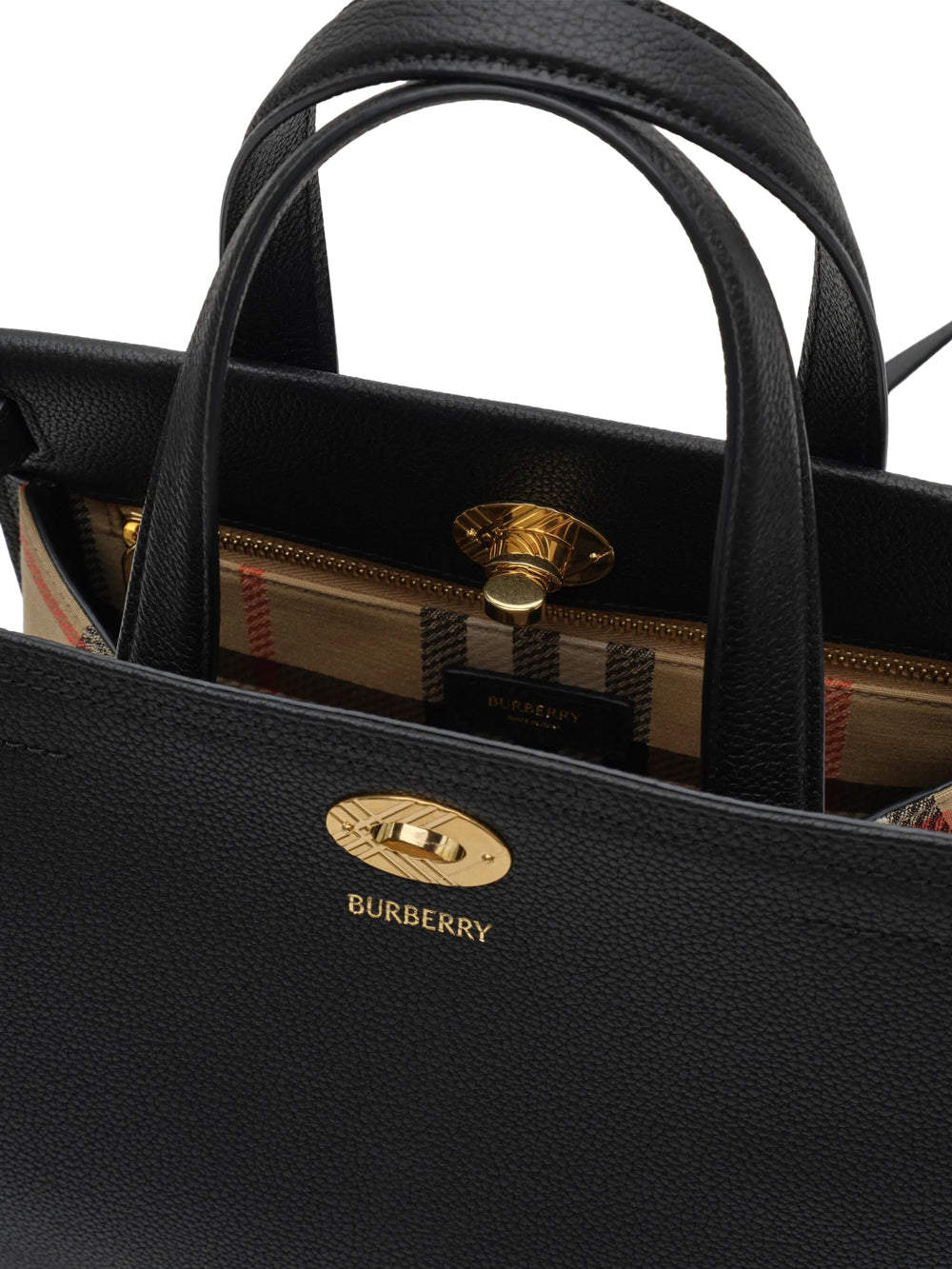 Burberry Women Mini Cotswolds Check Top Handle Bag BURBERRY