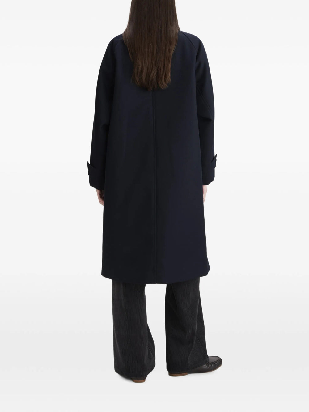 A.P.C. Women Water-Repellent Wool Mac A.P.C.