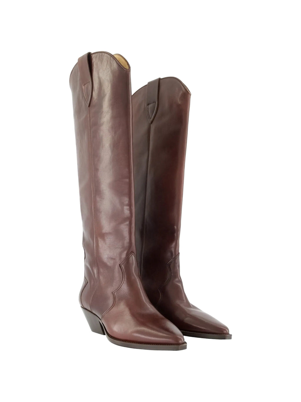 Isabel Marant Women Denvee Leather High Boots ISABEL MARANT