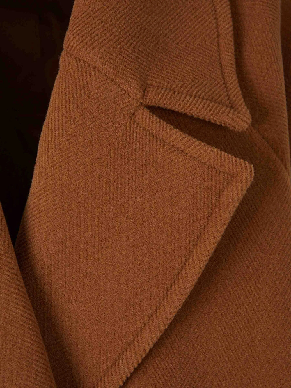 Chloe Women Cappotto Corto Doppiopetto In Lana Con Motivo A Spina Di Pesce CHLOE