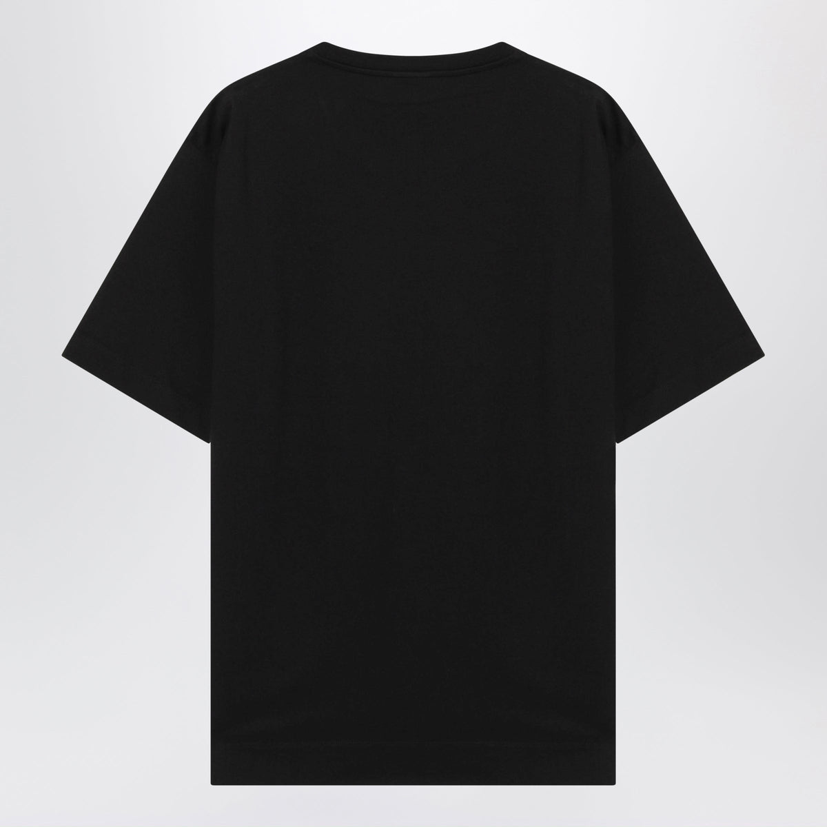 Dries Van Noten Black Cotton T-Shirt Men