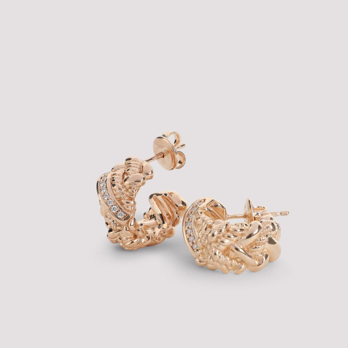 Bottega Veneta Brass Earrings Women Women BOTTEGA VENETA