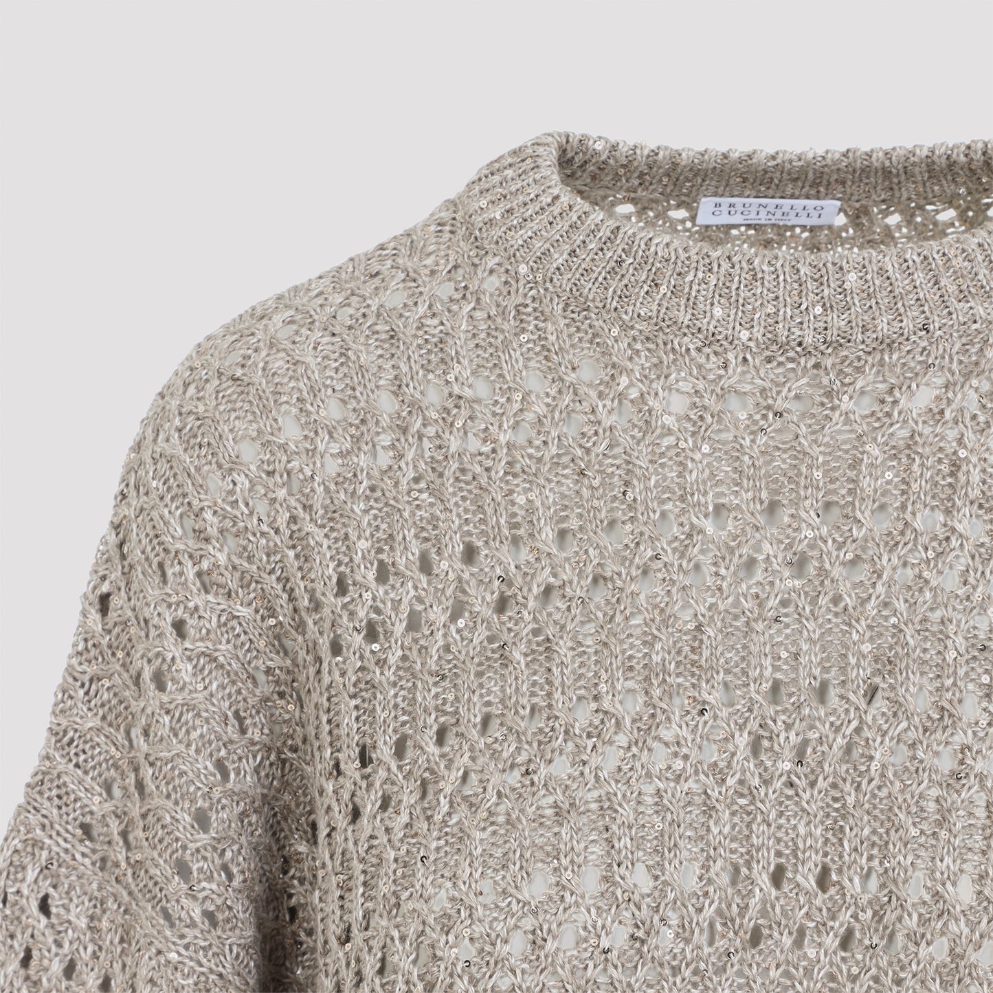 Brunello Cucinelli Linen Sweater Women BRUNELLO CUCINELLI