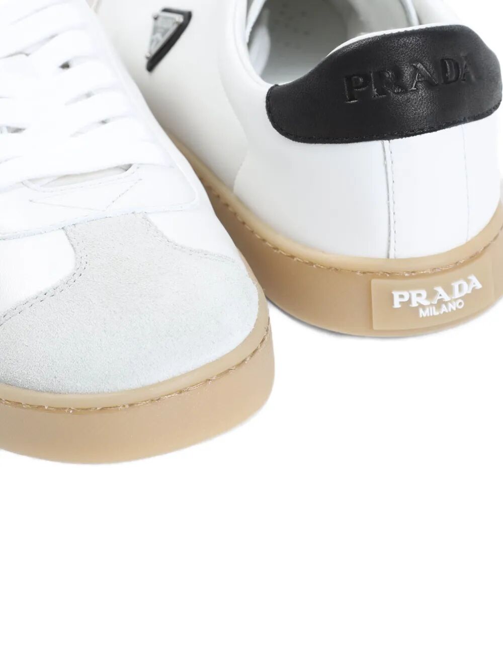 Prada Men Lane Leather Sneakers PRADA