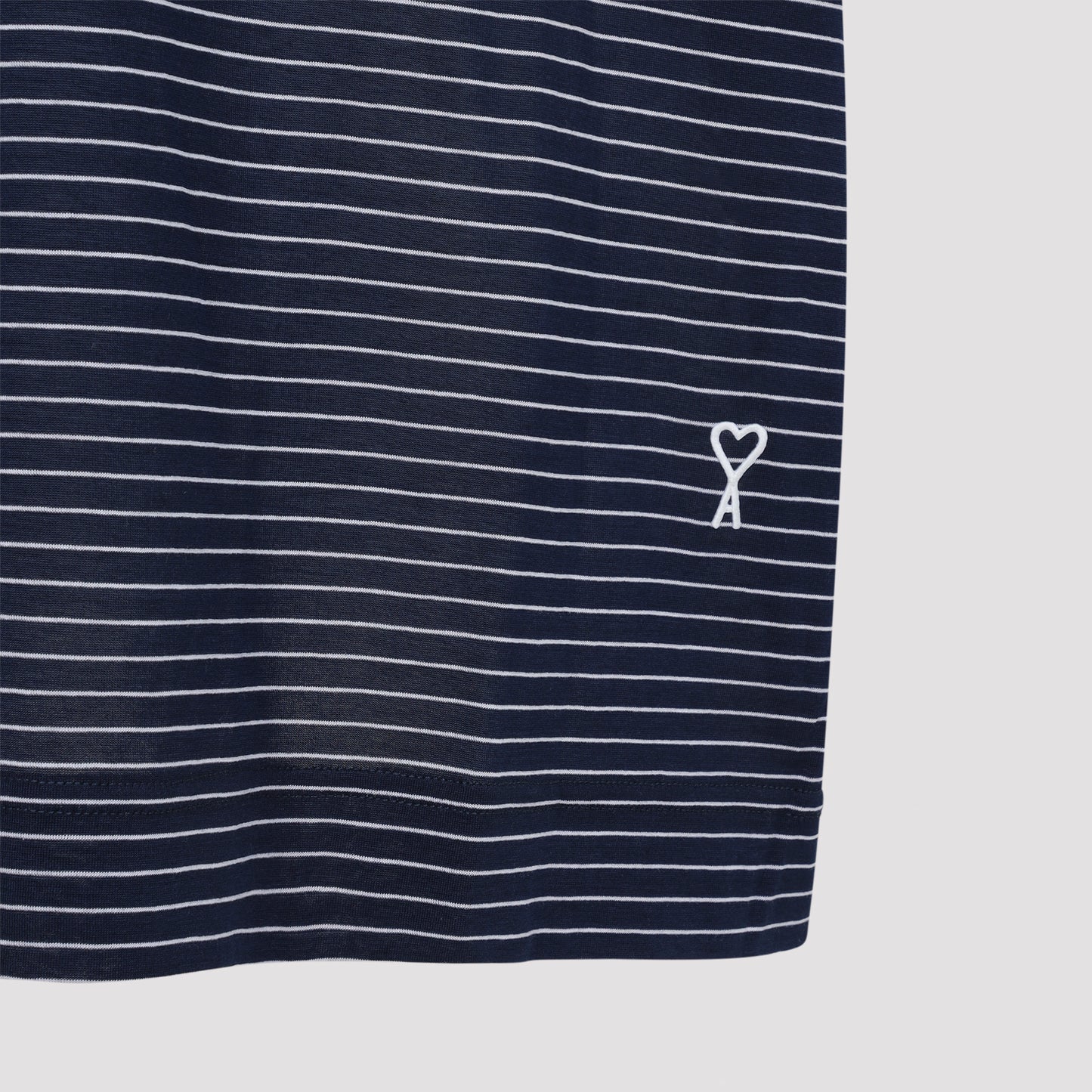Ami Striped Boxy Fit Polo Men AMI PARIS