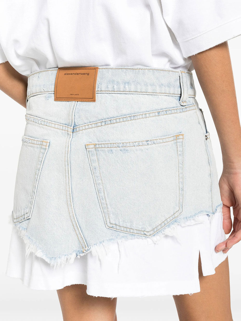 Alexander Wang Women Pre-Styled Denim Polo Dress ALEXANDER WANG