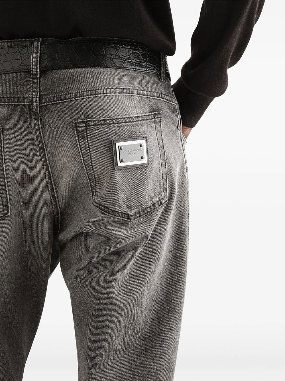 Dolce & Gabbana Men Regular Fit Denim Trousers DOLCE & GABBANA