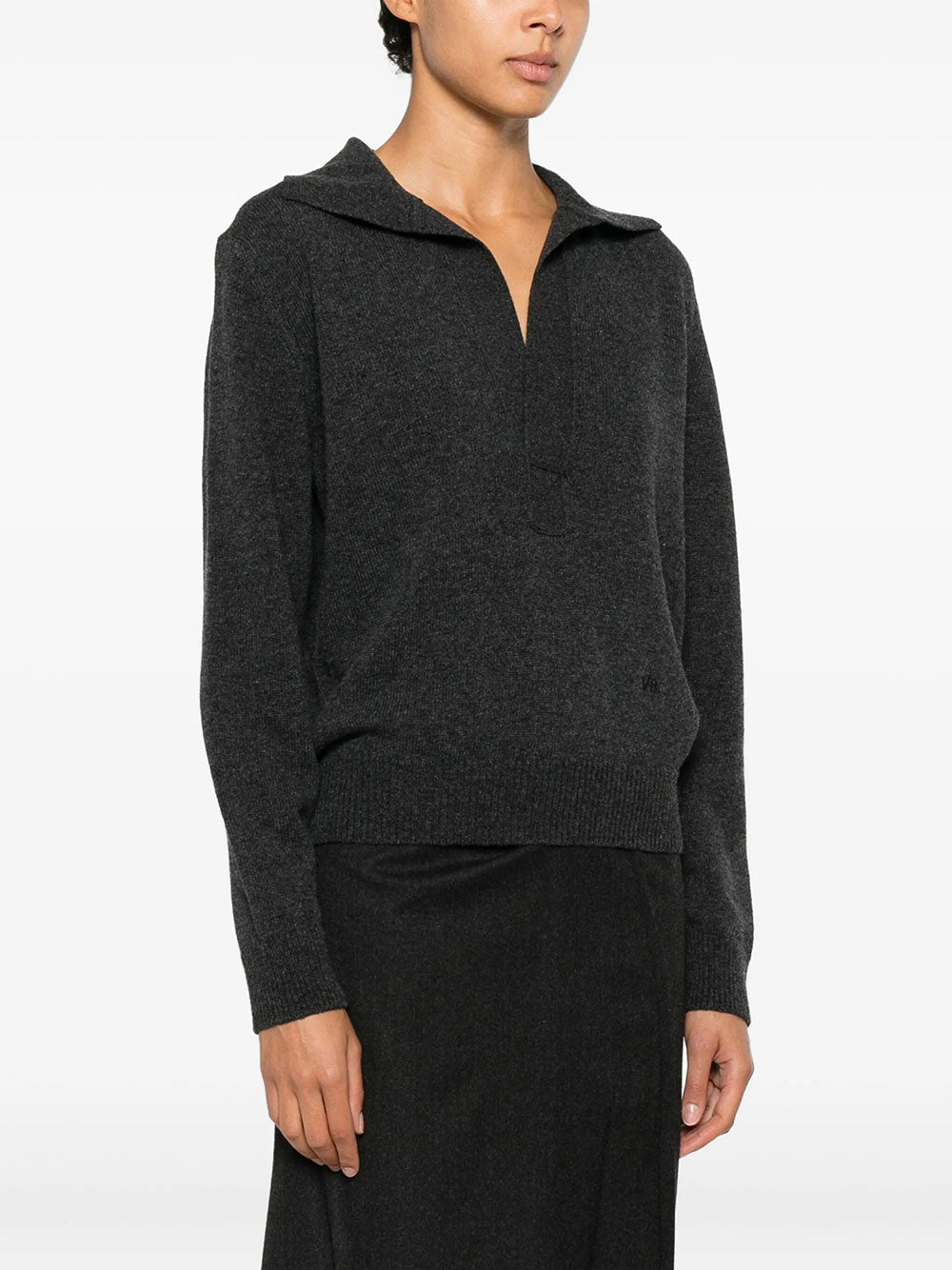 Victoria Beckham Women Genevieve Polo Jumper In Merino Wool VICTORIA BECKHAM