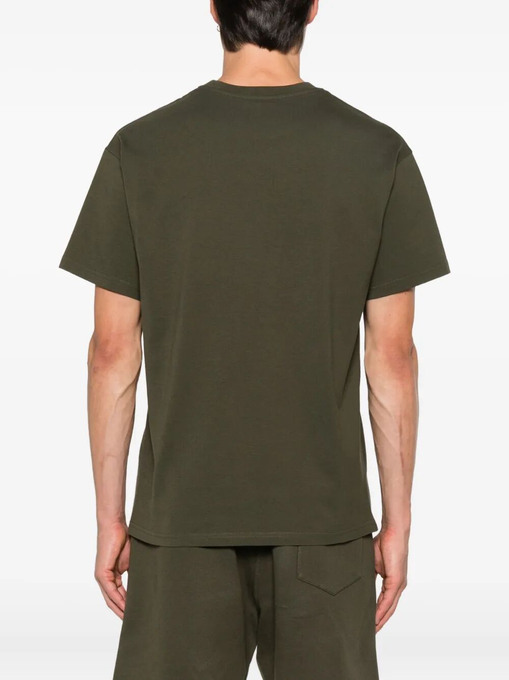 Givenchy Men Cotton T-Shirt With Givenchy Stamp Print GIVENCHY