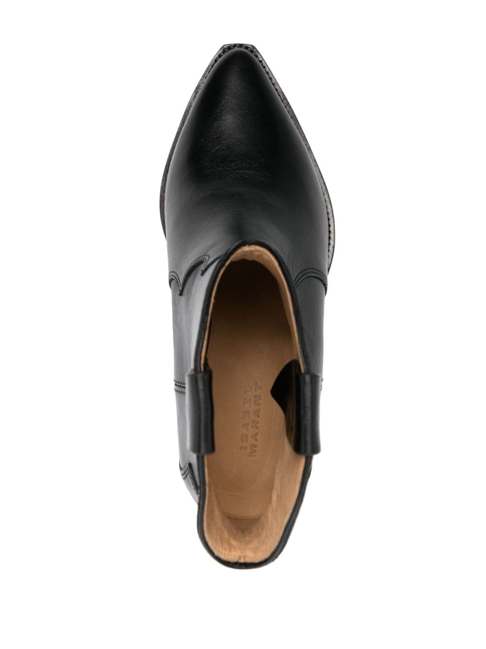 Isabel Marant Women Dewina Leather Cowboy Boots ISABEL MARANT