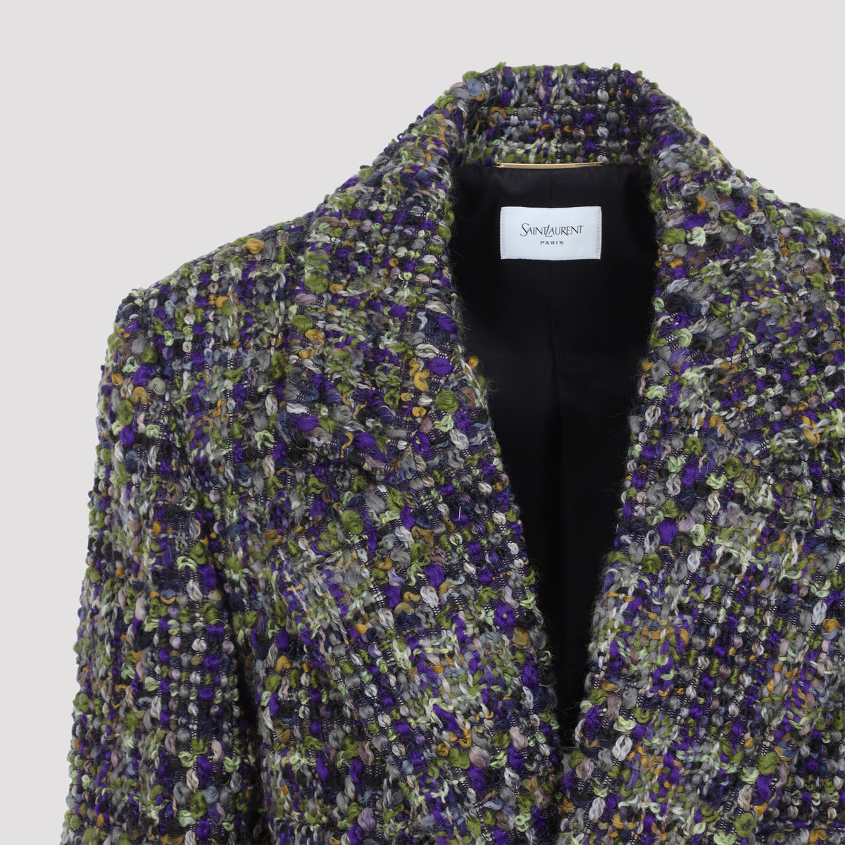 Saint Laurent Tweed Jacket Women SAINT LAURENT