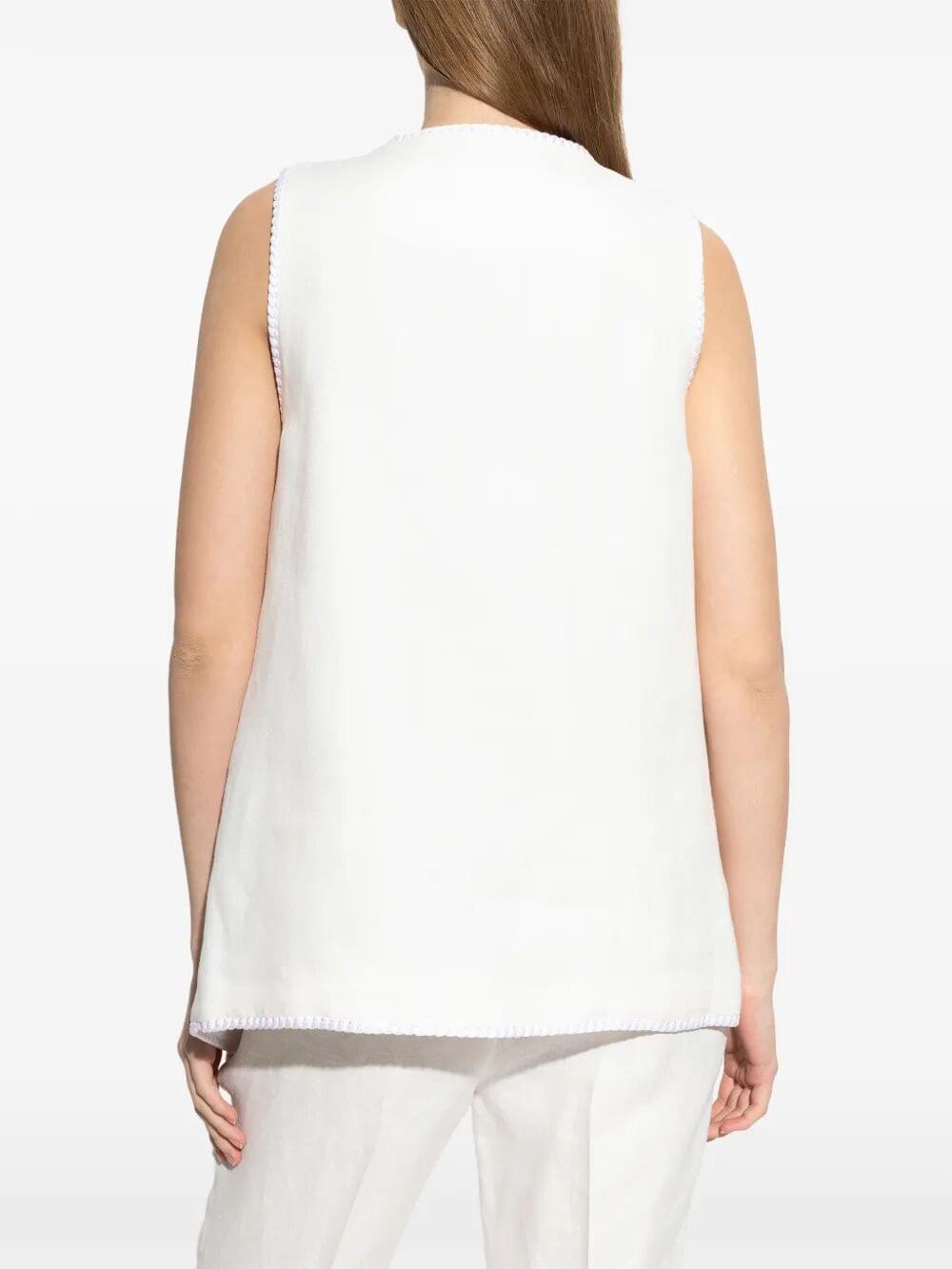 Etro Women Button-Down Waistcoat With Trims ETRO