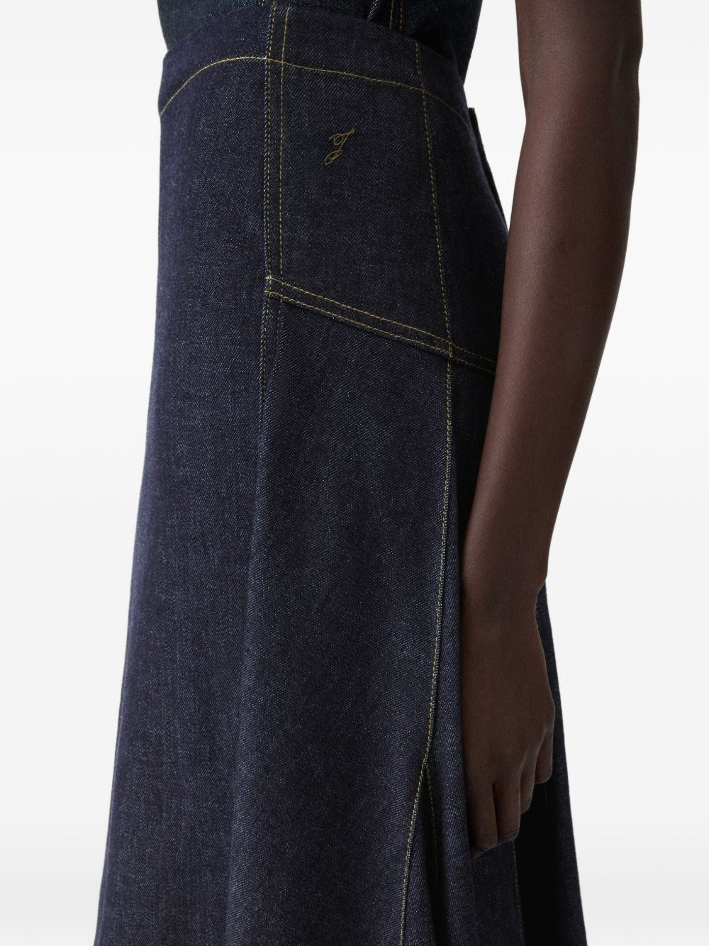 Jacquemus Women Lavoir De-Nîmes Denim Skirt JACQUEMUS