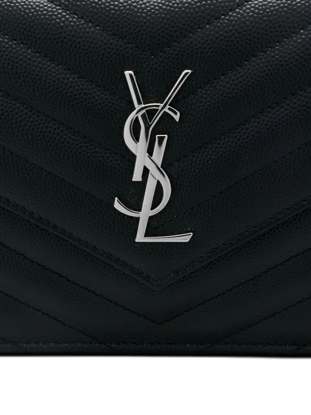 Saint Laurent Women Cassandre Envelope Chain Wallet In Grain De Poudre Leather SAINT LAURENT