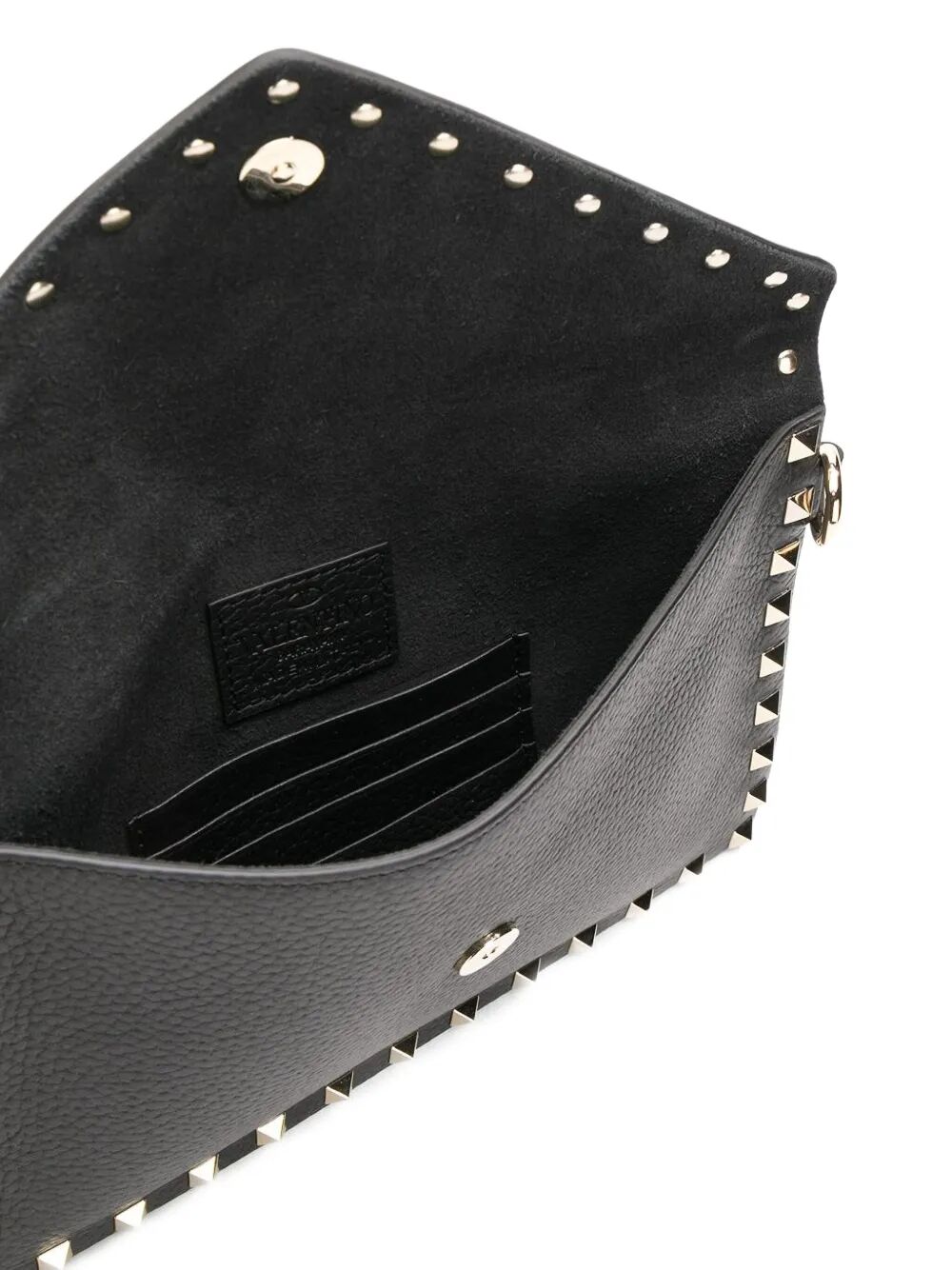 Valentino Garavani Women Rockstud Grainy Leather Pouch VALENTINO GARAVANI