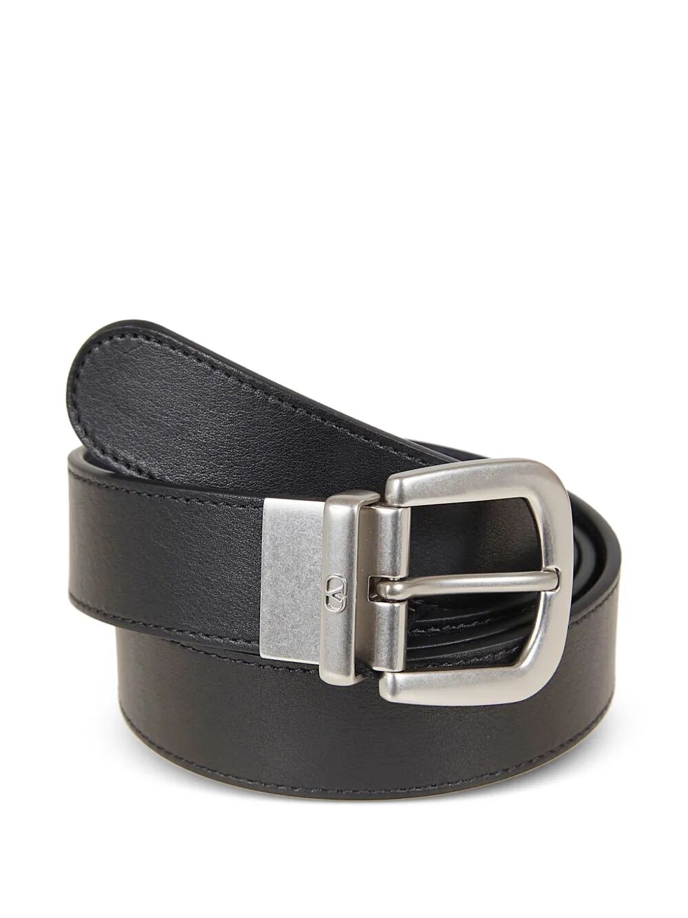 Valentino Garavani Men Mini V Logo Reversible Leather Belt VALENTINO GARAVANI