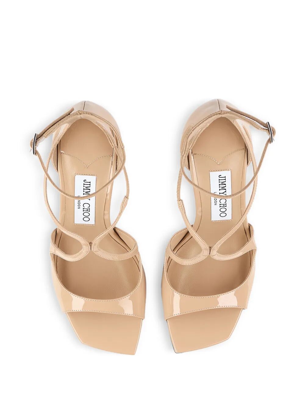 Jimmy Choo Women Azia 95 Patent Leather Sandals JIMMY CHOO