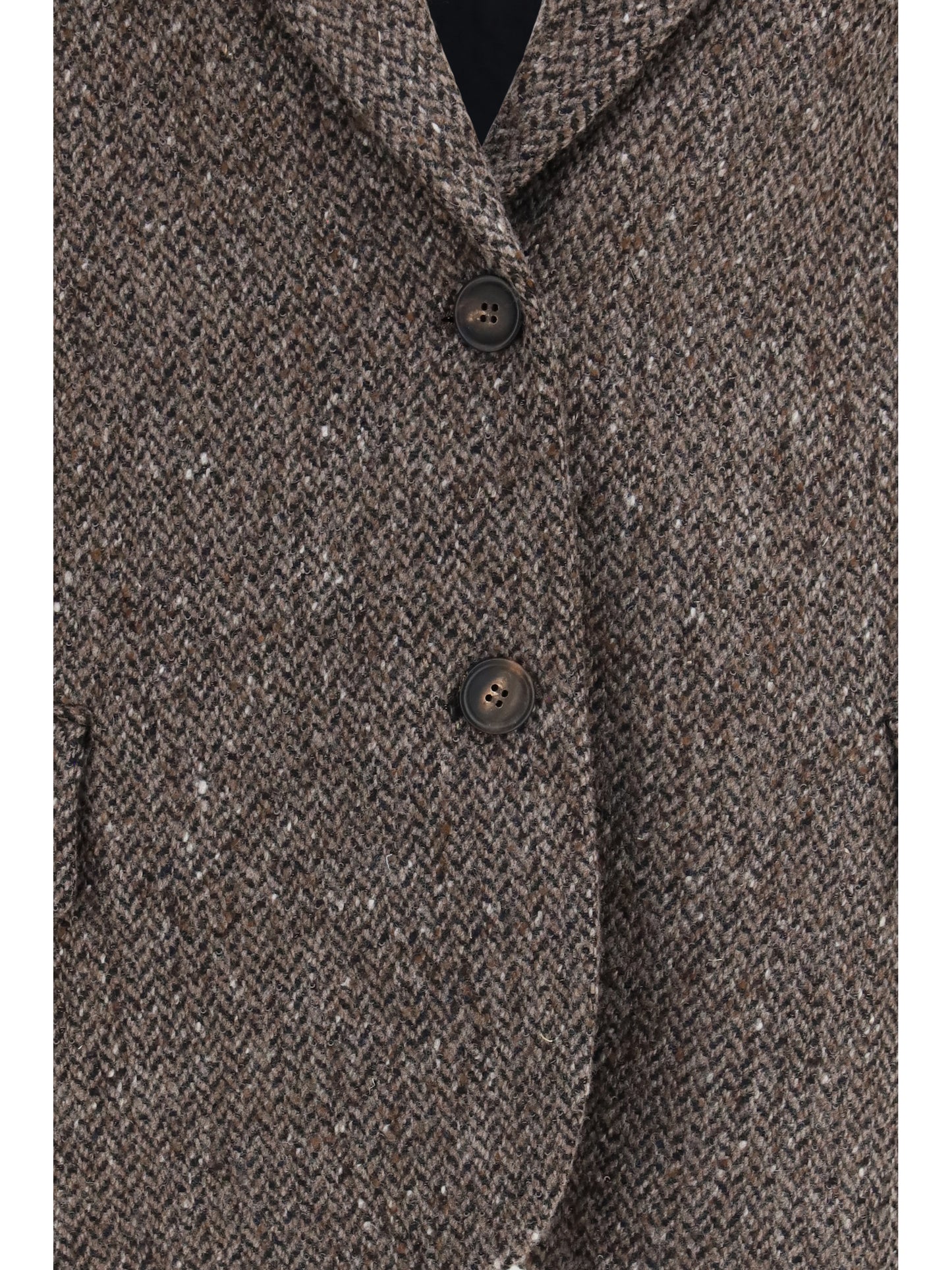 Brunello Cucinelli Women Single-Breasted Virgin Wool Blend Jacket BRUNELLO CUCINELLI