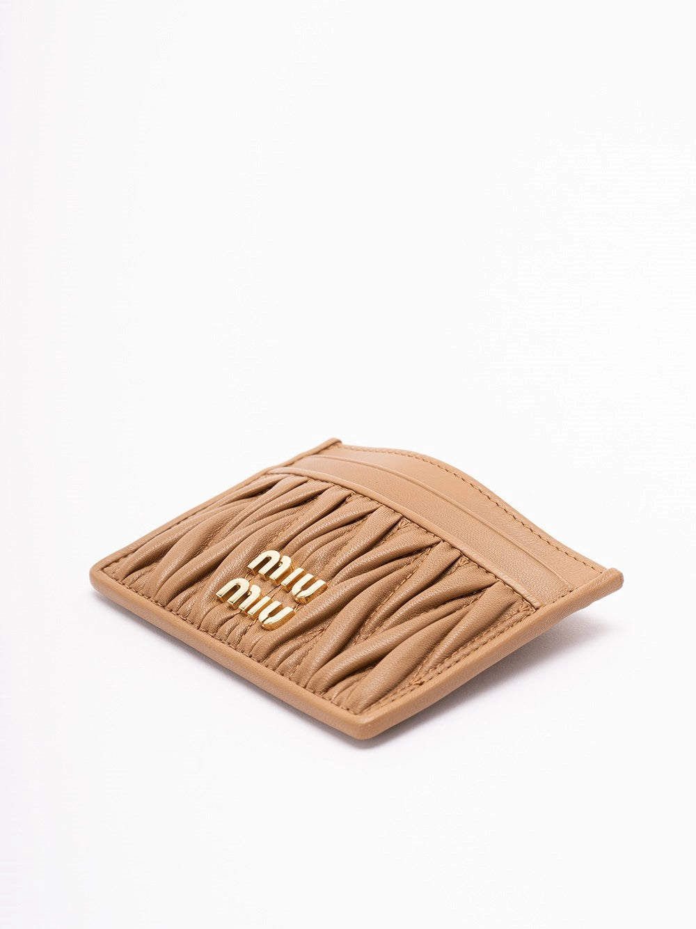 Miu Miu Women Matelassé Leather Card Holder MIU MIU