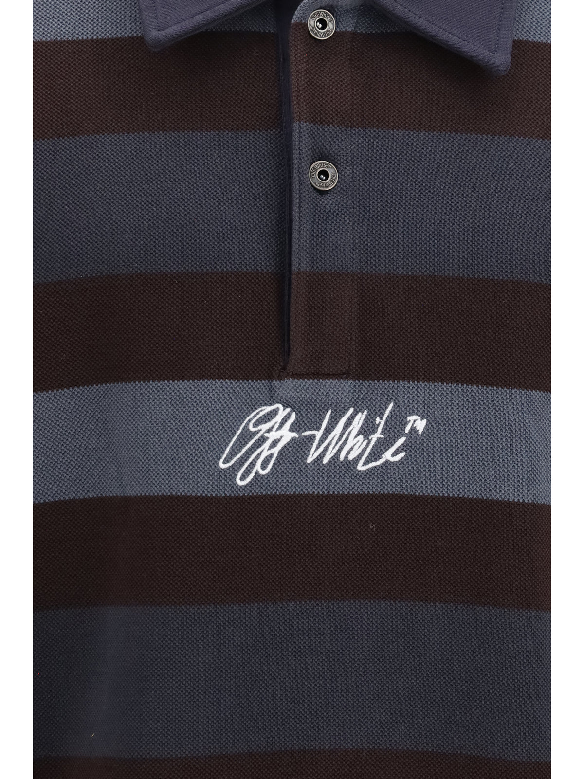 Off-White Men Stroke Polo Shirt OFF-WHITE