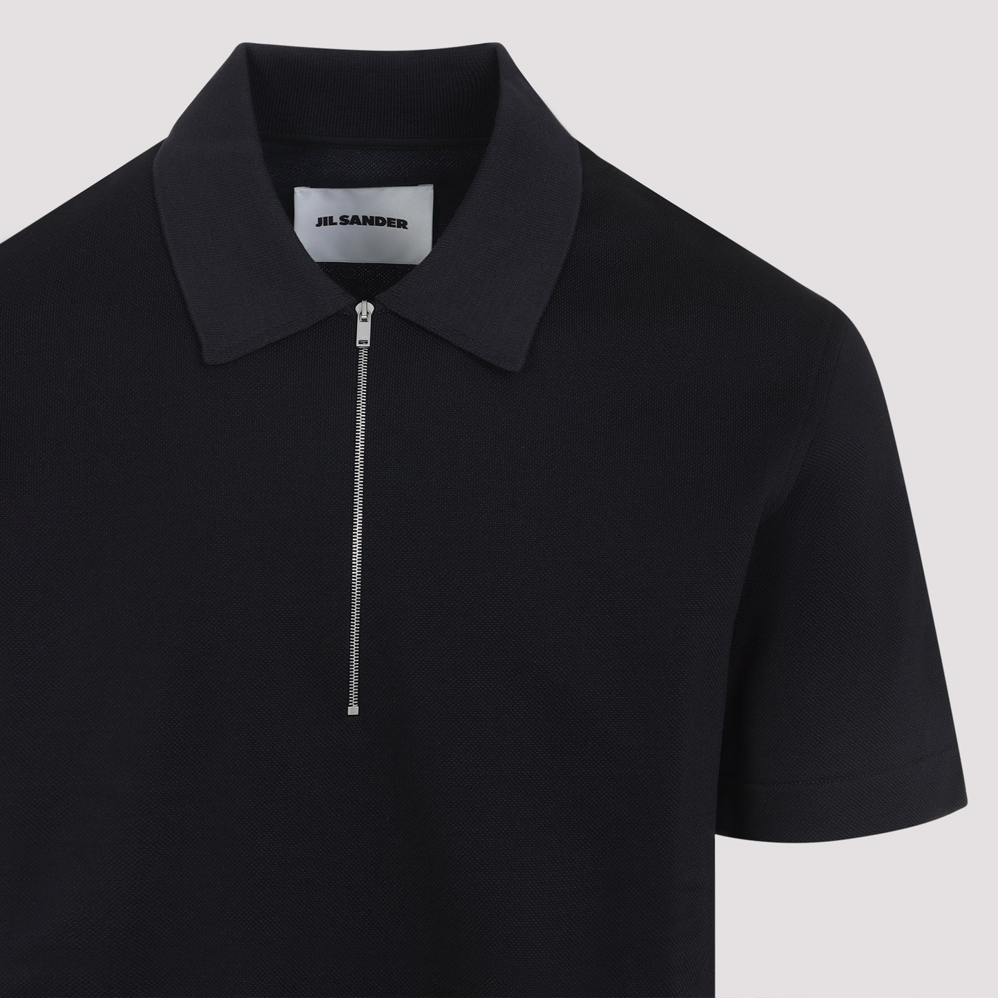 Jil Sander Knitted Collar Polo Men JIL SANDER