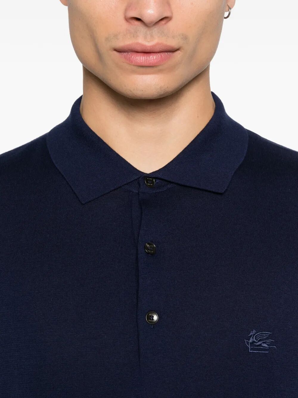 Etro Men Knitted Cotton Polo Shirt ETRO