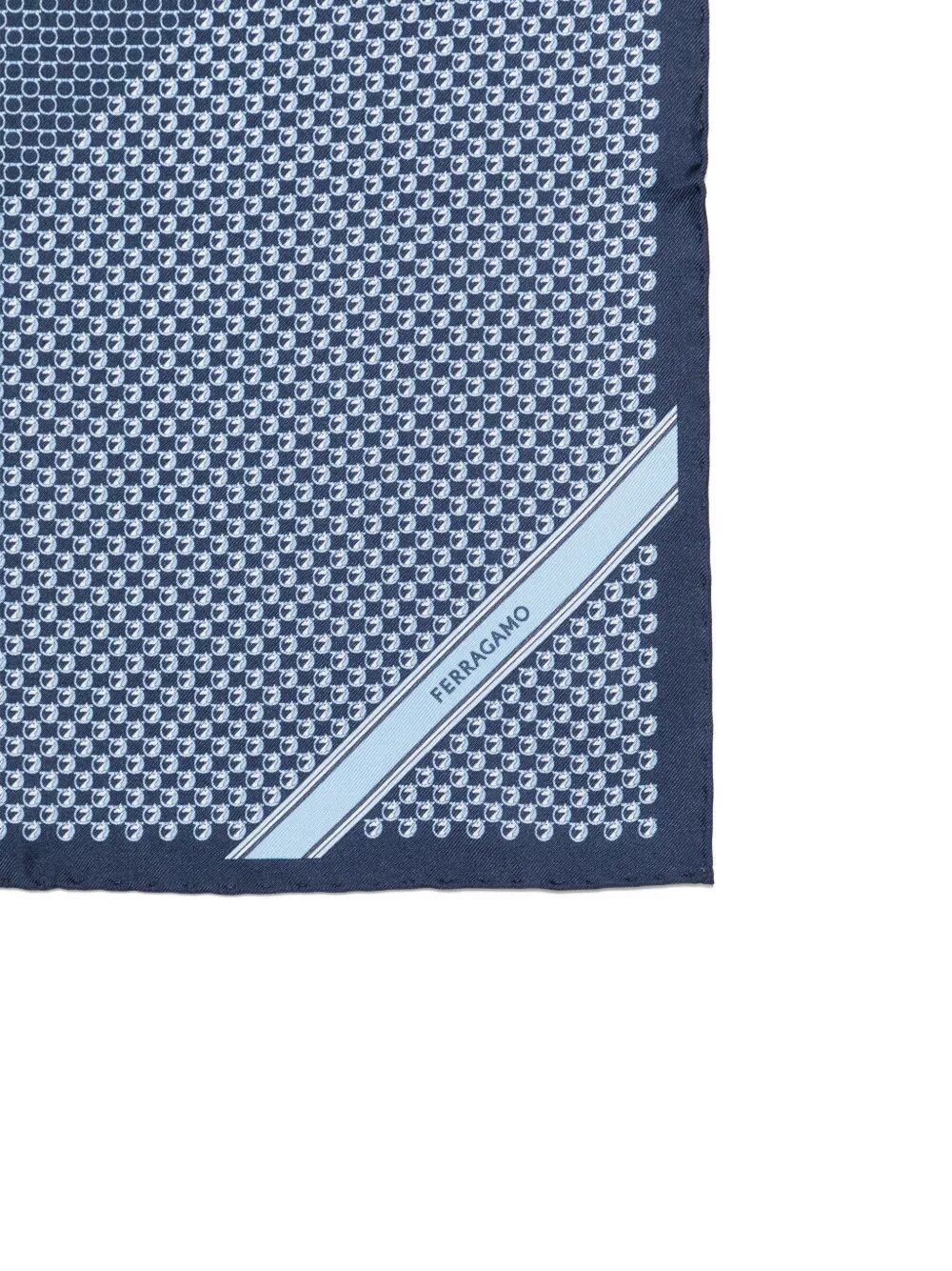Ferragamo Men Brio Silk Pocket Square FERRAGAMO