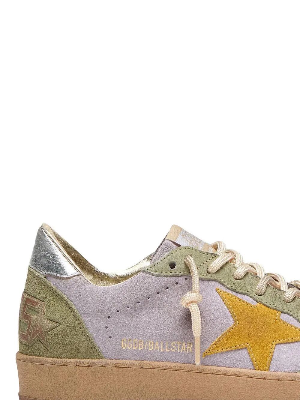 Golden Goose Women Ball Star Suede Sneakers With Laminated Leather Heel Tab GOLDEN GOOSE